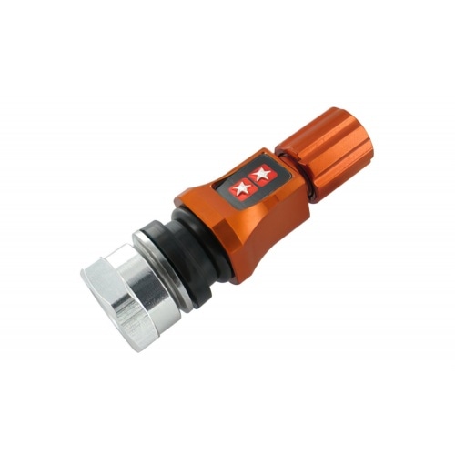 Riepu vārsts Stage6 CNC taisni oranžs Riepu vārsts Stage6 CNC taisni oranžs