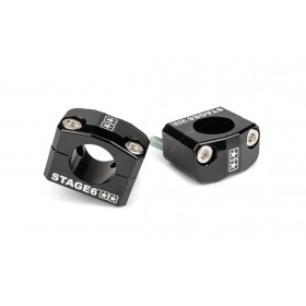 Stūres skavas / kronšteini Stage6 28,6mm melni
