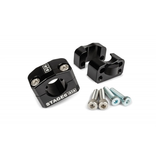 Stūres skavas / kronšteini Stage6 28,6mm melni Stūres skavas / kronšteini Stage6 28,6mm melni