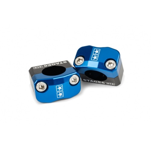 Handlebar Clamp / Bracket Stage6 28,6mm blue Handlebar Clamp / Bracket Stage6 28,6mm blue