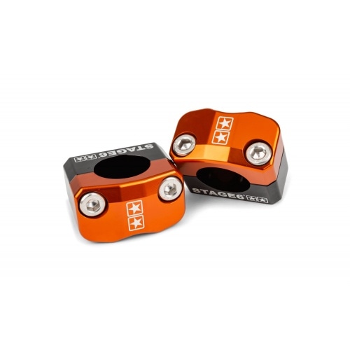 Stūres skavas / kronšteini Stage6 28,6mm oranžā krāsā Stūres skavas / kronšteini Stage6 28,6mm oranžā krāsā