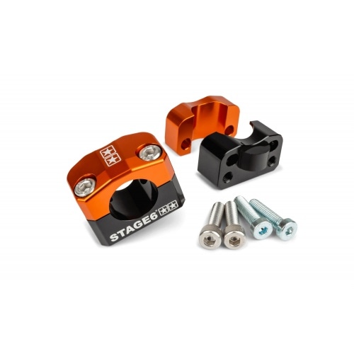 Stūres skavas / kronšteini Stage6 28,6mm oranžā krāsā Stūres skavas / kronšteini Stage6 28,6mm oranžā krāsā