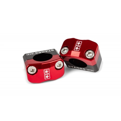 Stūres skavas / kronšteini Stage6 28,6mm sarkans Stūres skavas / kronšteini Stage6 28,6mm sarkans