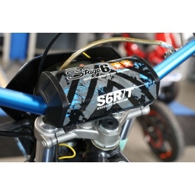 MX stūres stūre + paliktnis Stage6 d.28.6mm zils