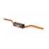 MX stūres stūre + uzliktnis Stage6 d.28.6mm oranžā krāsā MX stūres stūre + uzliktnis Stage6 d.28.6mm oranžā krāsā