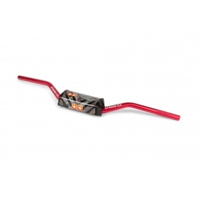 MX stūres stūre + paliktnis Stage6 d.28.6mm sarkans