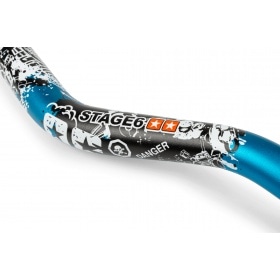 MX stūres Stage6 Fatbar dizains 28,6mm zils