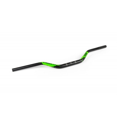MX Handlebar 28mm Stage6 Black / Green MX Handlebar 28mm Stage6 Black / Green