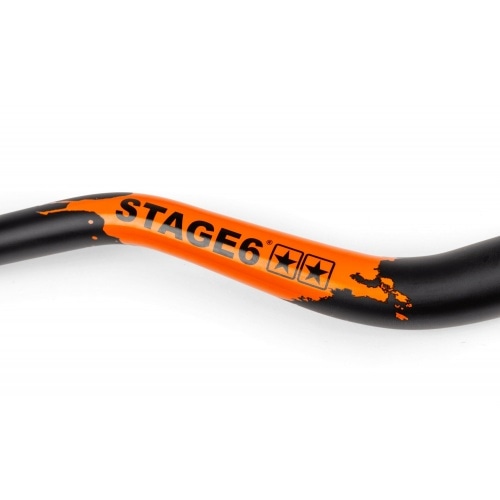 MX Handlebar 28mm Stage6 Black / Orange MX Handlebar 28mm Stage6 Black / Orange