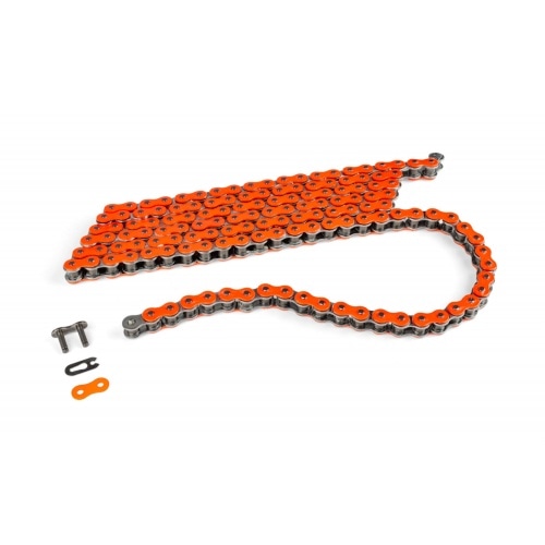 Цепь HQ Stage6 420 / 140 звеньев оранжевая Цепь HQ Stage6 420 / 140 звеньев оранжевая