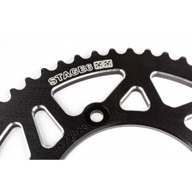 Aizmugurējā zobrats 53 zobi - 420 Stage6 CNC alumīnija melns Beta RR