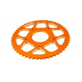 Aizmugurējais cilindrs 53 zobi - 420 Stage6 alumīnija CNC melns Peugeot / Rieju