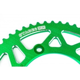 Ķēdes komplekts 13x53 - 420 Stage6 alumīnija CNC zaļš Beta RR