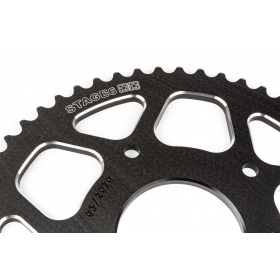 Ķēdes komplekts 13x53 - 420 Stage6 alumīnija CNC melns Peugeot / Rieju