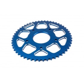 Ķēdes komplekts 13x53 - 420 Stage6 alumīnija CNC zils Peugeot / Rieju