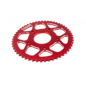 Ķēdes komplekts 14x53 - 420 Stage6 alumīnija CNC sarkans Peugeot / Rieju