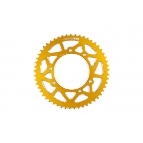 Ķēdes komplekts 14x53 - 420 Stage6 alumīnija CNC dzeltens Rieju MRT