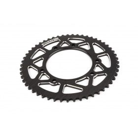 Ķēdes komplekts 13x53 - 420 Stage6 alumīnija CNC Black Derbi DRD Pro