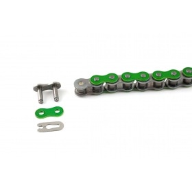 Ķēdes komplekts 14x53 - 420 Stage6 alumīnija CNC zaļš Derbi DRD Pro