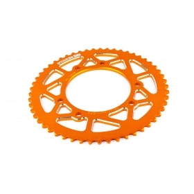 Ķēdes komplekts 14x53 - 420 Stage6 alu CNC Orange Derbi DRD Pro