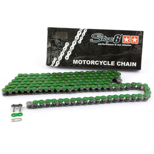 Chain Kit 14x53 - 420 Stage6 aluminium CNC green Derbi Senda X-treme Chain Kit 14x53 - 420 Stage6 aluminium CNC green Derbi Senda X-treme