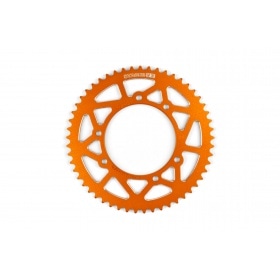 Ķēdes komplekts 14x53 - 420 Stage6 alumīnija CNC oranžs Derbi Senda X-treme