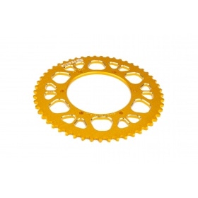 Ķēdes komplekts 14x53 - 420 Stage6 alumīnija CNC dzeltens Aprilia SX 50