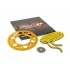 Ķēdes komplekts 14x53 - 420 Stage6 alumīnija CNC dzeltens Aprilia SX 50 Ķēdes komplekts 14x53 - 420 Stage6 alumīnija CNC dzeltens Aprilia SX 50
