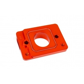 Ieplūdes kolektors + starplika Stage6 R/T 28mm oranža Piaggio / Peugeot