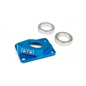 Intake Manifold AM6 / Derbi Stage6 High Flow MK2 28mm Blue