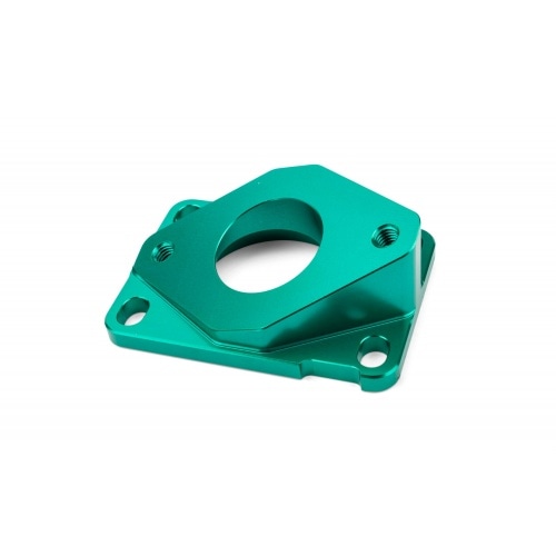 Intake Manifold AM6 / Derbi Stage6 High Flow MK2 28mm turquoise Intake Manifold AM6 / Derbi Stage6 High Flow MK2 28mm turquoise