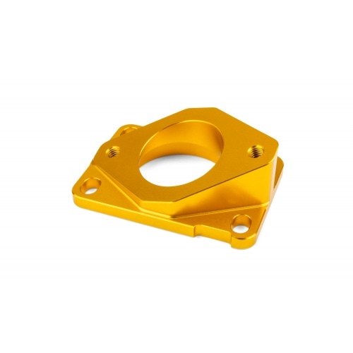 Intake Manifold AM6 / Derbi Stage6 High Flow MK2 34mm Yellow Intake Manifold AM6 / Derbi Stage6 High Flow MK2 34mm Yellow
