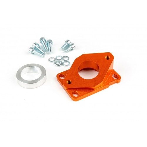 Intake Manifold Stage6 R/T High Flow oval 28mm Derbi / Minarelli AM6 Intake Manifold Stage6 R/T High Flow oval 28mm Derbi / Minarelli AM6