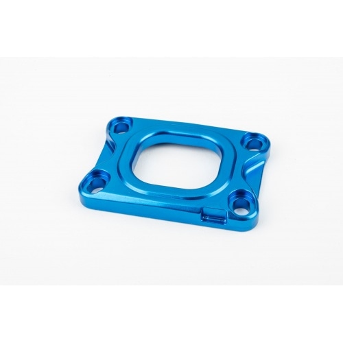 Base Plate intake manifold Stage6 360° AM6 / Derbi blue Base Plate intake manifold Stage6 360° AM6 / Derbi blue