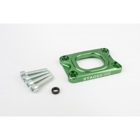 Base Plate intake manifold Stage6 360° AM6 / Derbi green