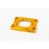 Base Plate intake manifold Stage6 360° AM6 / Derbi gold Base Plate intake manifold Stage6 360° AM6 / Derbi gold