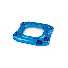Base Plate intake manifold Stage6 360° d.40mm AM6 / Derbi blue
