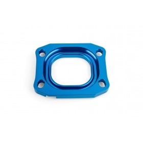 Base Plate intake manifold Stage6 360° d.40mm AM6 / Derbi blue