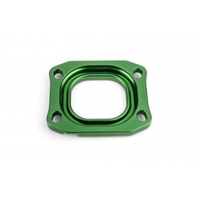 Base Plate intake manifold Stage6 360° d.40mm AM6 / Derbi green