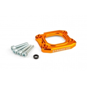 Base Plate intake manifold Stage6 360° d.40mm AM6 / Derbi orange