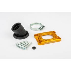 Intake Manifold Stage6 360° AM6 / Derbi gold for Dellorto / CP