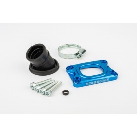 Intake Manifold Stage6 360° AM6 / Derbi blue for CP Evolution