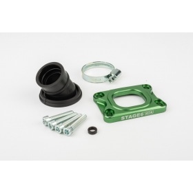 Intake Manifold Stage6 360° AM6 / Derbi green for CP Evolution