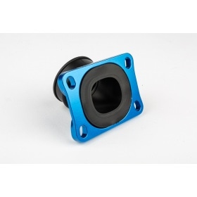 Intake Manifold Stage6 360° AM6 / Derbi blue for PWK 19 - 28mm