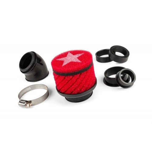 Gaisa filtrs Stage6 Racing d.28 - 48mm sarkans Gaisa filtrs Stage6 Racing d.28 - 48mm sarkans