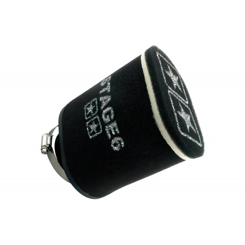 Sacīkšu gaisa filtrs Stage6 Double-Layer liels ovāls 70 mm melns Sacīkšu gaisa filtrs Stage6 Double-Layer liels ovāls 70 mm melns