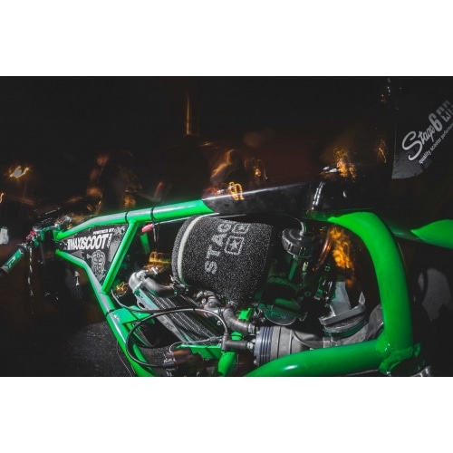 Stage6 Racing Air Filter Double-Layer small round black Stage6 Racing Air Filter Double-Layer small round black