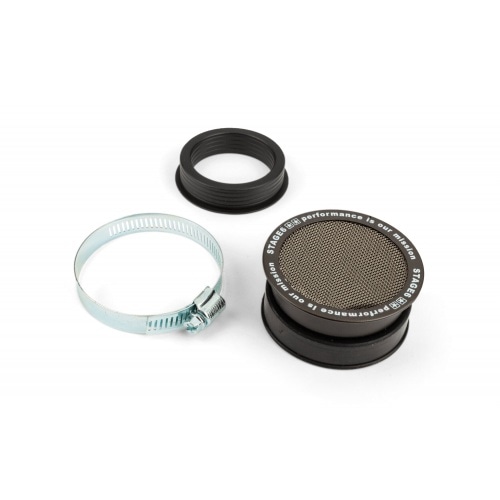 Bell Mouth with grille D.48 - 60mm Stage6 Black Bell Mouth with grille D.48 - 60mm Stage6 Black