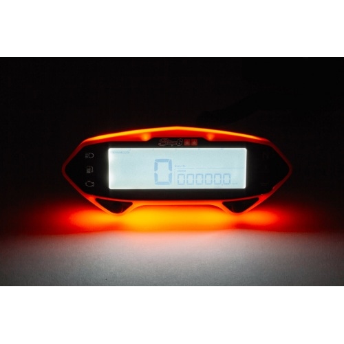 Motorcycle Speedometer Stage6 Racing Orange Motorcycle Speedometer Stage6 Racing Orange