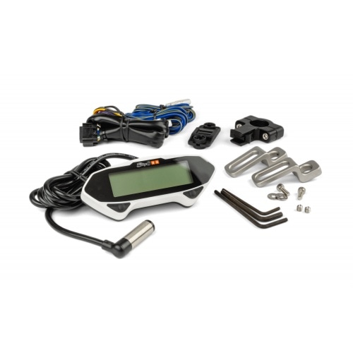 Motorcycle Speedometer Stage6 Racing White Motorcycle Speedometer Stage6 Racing White